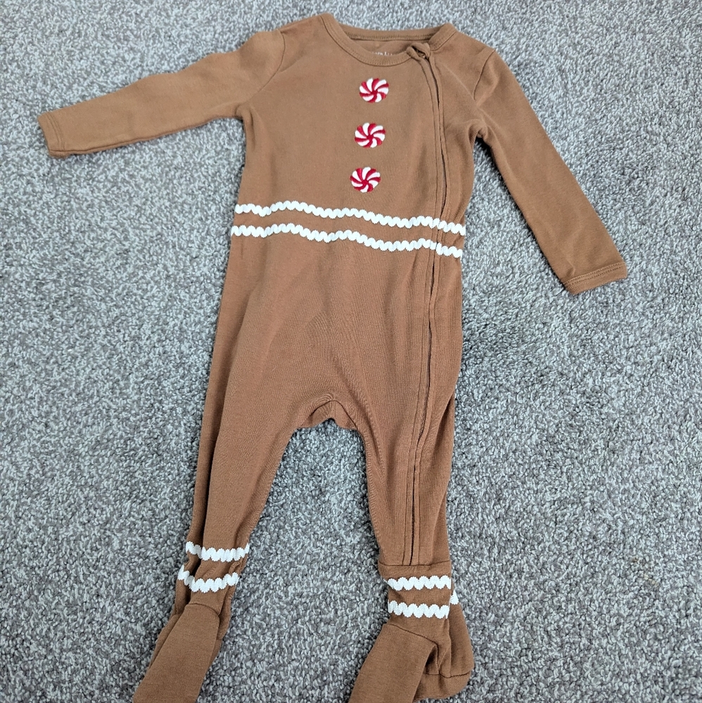 Gingerbread Onesie Pottery Barn Kids